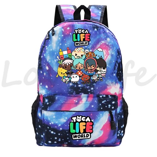 Toca&Life World School Backpack Bag Rucksack Mochila Bookbag Toca Boca Bagpack - Picture 27 of 32