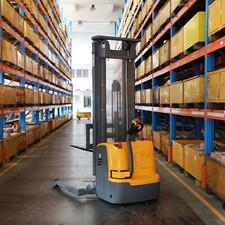 APOLLOLIFT Heavy Duty 3300lbs W/ 177" Lift Full Electric Stacker Walkie Forklift