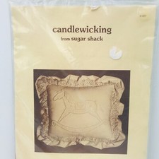 Sugar Shack Candlewicking Kit Rocking Horse Nursery Hanging Pillow Kit 009-A