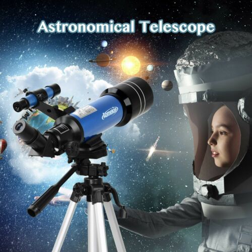 400mm Astronomical Telescope W/ Mobile Holder Backpack High Tripod for Beginners - Picture 8 of 9