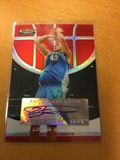 2006 Topps Finest Linas Kleiza Denver Nuggets Autograph Card #132 #'d /199