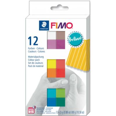 FIMO SOFT Modelliermasse-Set Brilliant, 12er Set