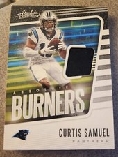 2020 Absolute Curtis Samuel Absolute Burners Jersey Card - Carolina Panthers 