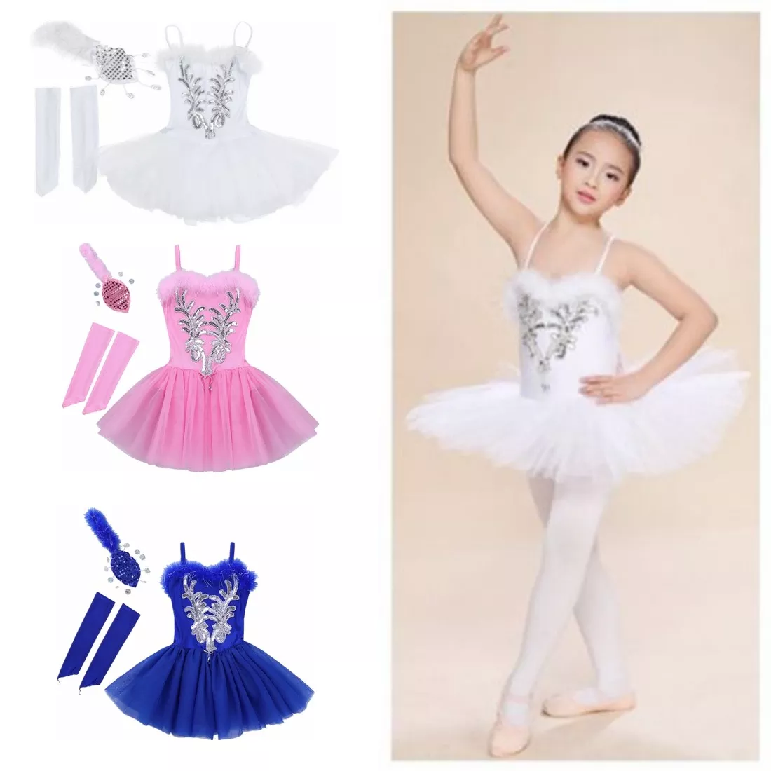 Robe tutu de danse fille - Costume danse moderne