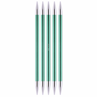 Knitpro Zing: Stricknadeln: doppelseitig: 5er Set: 15 cm x 8,00 mm