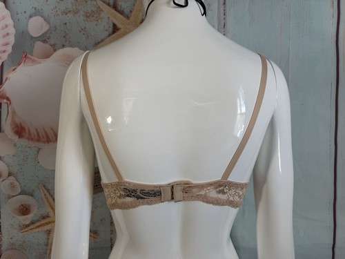 SMART & SEXY MAXIMUM CLEAVAGE UNDERWIRE PUSH UP BRA SZ 32B #SA276 BEIGE NWT - Bild 7 von 11