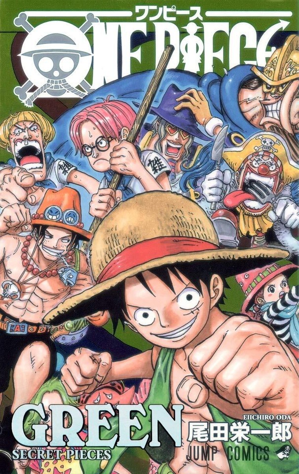 Libro de fans One Piece Data File Vol.1-5 versión japonesa anime manga cómic
