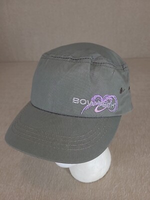 Bowtech Archery Ladies Fit Hat Gray Silver Purple Logo Women's Snapback 