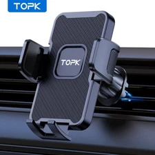 TOPK Phone Mount for Car Universal Air Vent with Hook Clip Car Phone Holder