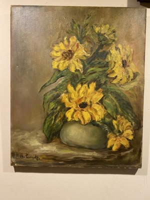 ANDRE PETROFF (1895-1975) ,  SIGNED ORIGINAL PAINTING, 1965