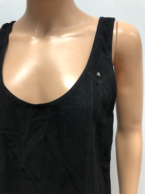 Haut En Cuir Femme Faith Connexion Taille S Noir - Sans Manches, Neuf Avec étiquettes