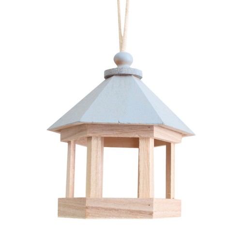 Bird Feeder Hanger Wood Bird House Bird Feeder Stand Outdoor Bird Feeder
