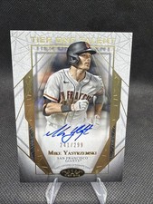 2022 Topps Tier One Tier One Talent Auto /299 Mike Yastrzemski #T1TA-MY Braves