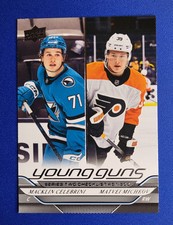 2024-25 Upper Deck Series 2 Young Guns Checklist Macklin Celebrini/ Matvei 