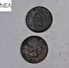 1866+1867 Indian Head Cent Set/Lot ~ Better Dates ~ 2 Coins ~ ZIL90