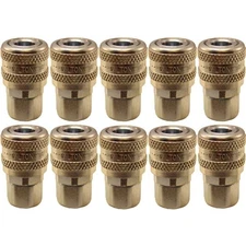 Milton 775 1/4" FNPT A-Style Coupler Pack of 10