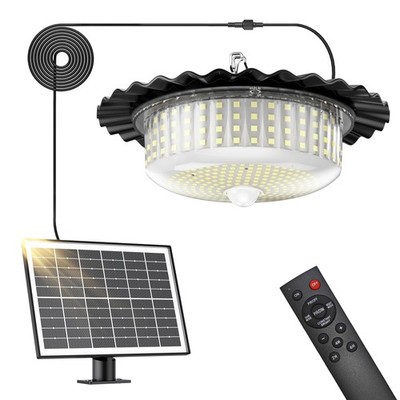 Solar Shed Light Indoor Outdoor, 396LED 360° Lighting Waterproof Solar Powere...