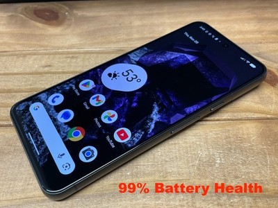 Google Pixel 8 - 128 GB - Obsidian Black (Verizon + Unlocked) Works - Great Cond