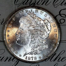 1878 CC Morgan Silver Dollar🔔Free Shipping🔔Magnet Tested🔔 BU COIN