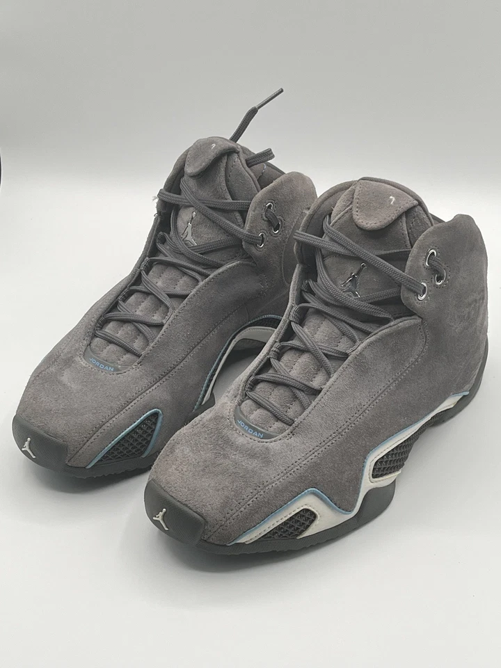 Nike Air Jordan 21 Gris Univ Azul 313039-002 -Y3 MUJER TALLA 5.5Y EE. UU. (#234) Foto 2 de 4