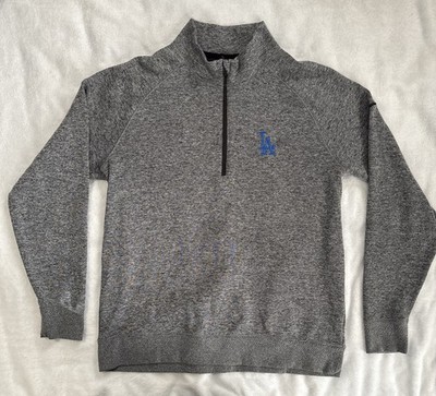 Los Angeles Dodgers Nike Dri-Fit 1/4 Zip Men s Pullover - Gray - size Medium