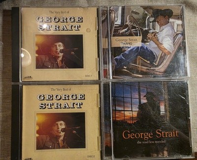 Lot of 4 George Strait Country CDs Included Best Of CD TESTED