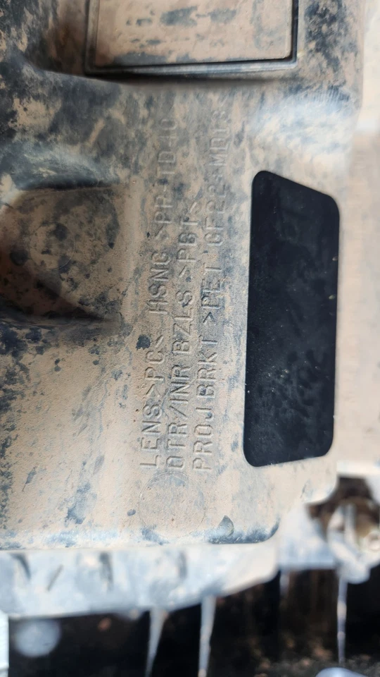 完好! 13 14 福特 F150 F-150 右握 乘客 氙气 HID 车头灯 黑色 原始设备制造商 — 第 3/4 张图片