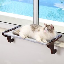 Zakkart Easy Seat Cat Perch for Window Sill - Hammock Design w/Premium Wood ...