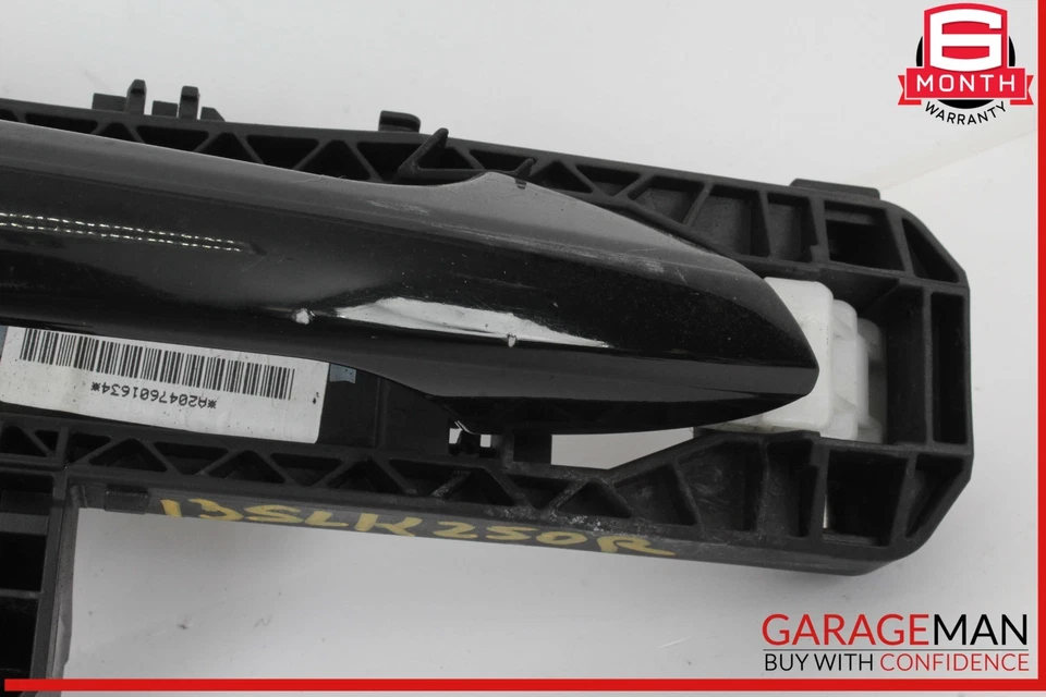 Черная правосторонняя наружная дверная ручка 12-20 Mercedes R172 SLK250 SLC300 от оригинального производителя - Изображение 3 из 4