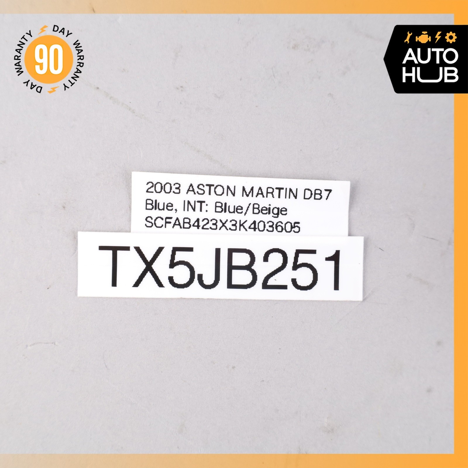 Aston Martin DB7 Vantage Trunk Lid Lock Latch Actuator w/ Micro Switch OEM 38k