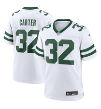 NEW Men’s Nike NFL New York Jets #32 Micheal Carter White Legacy Jersey Size M