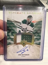 2020-21 Upper Deck Ultimate Rookies Auto Patch /99 - Jake Oettinger RPA (RC)