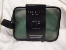NEW SEALED Ted Baker Unwind Men's Soothing Bath Soak Logo Travel Bag FREEPOST