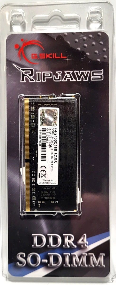 G. SKILL PC4-19200 (DDR4-2400) Bus Speed Computer RAM 8 GB Total