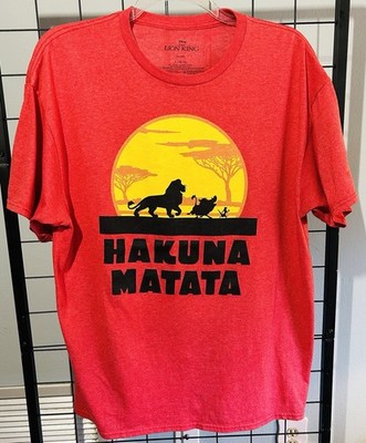 Disney Lion King Hakuna Matata T-Shirt Size Large