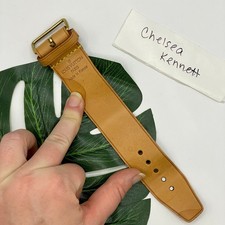 Louis Vuitton Vachetta Strap holder cuff / bracelet SLG Small Leather Goods 0362