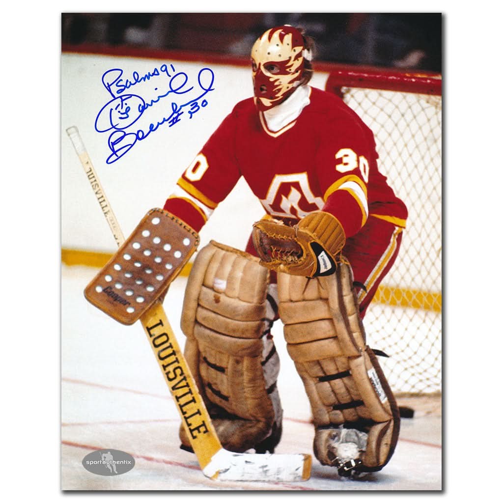 Dan Bouchard #8 2010-11 Panini Certified Hockey Throwback Threads Autographs