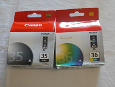 Nuovo sigillato originale Canon PIXMA 35 nero e 36 inchiostro tricolore combinato OEM iP100