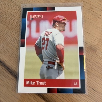 2022 Panini Donruss - #265.2 - Retro 1988 Variation - Mike Trout