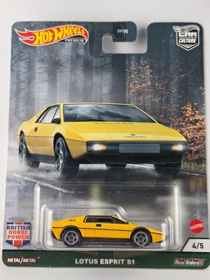 Hot Wheels Premium Lotus Esprit S1 British Horse Power 4 CAR CULTURE