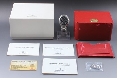 Full Set [N MINT] Omega Speedmaster 3513.50 Chronograph 39mm AT Mens Watch 