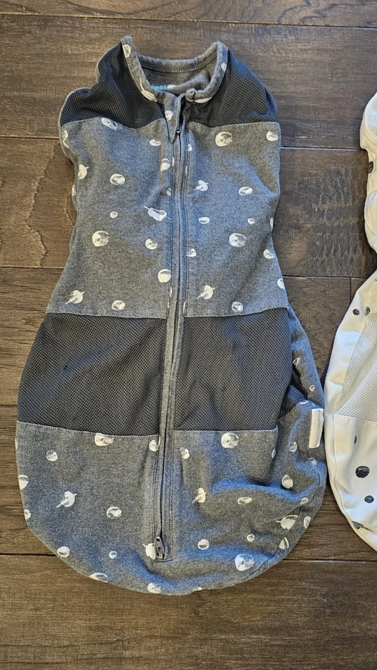 LOTE 3 sacos de dormir Happiest Baby Snoo pañales unisex talla pequeña 5-12 libras Foto 2 de 4