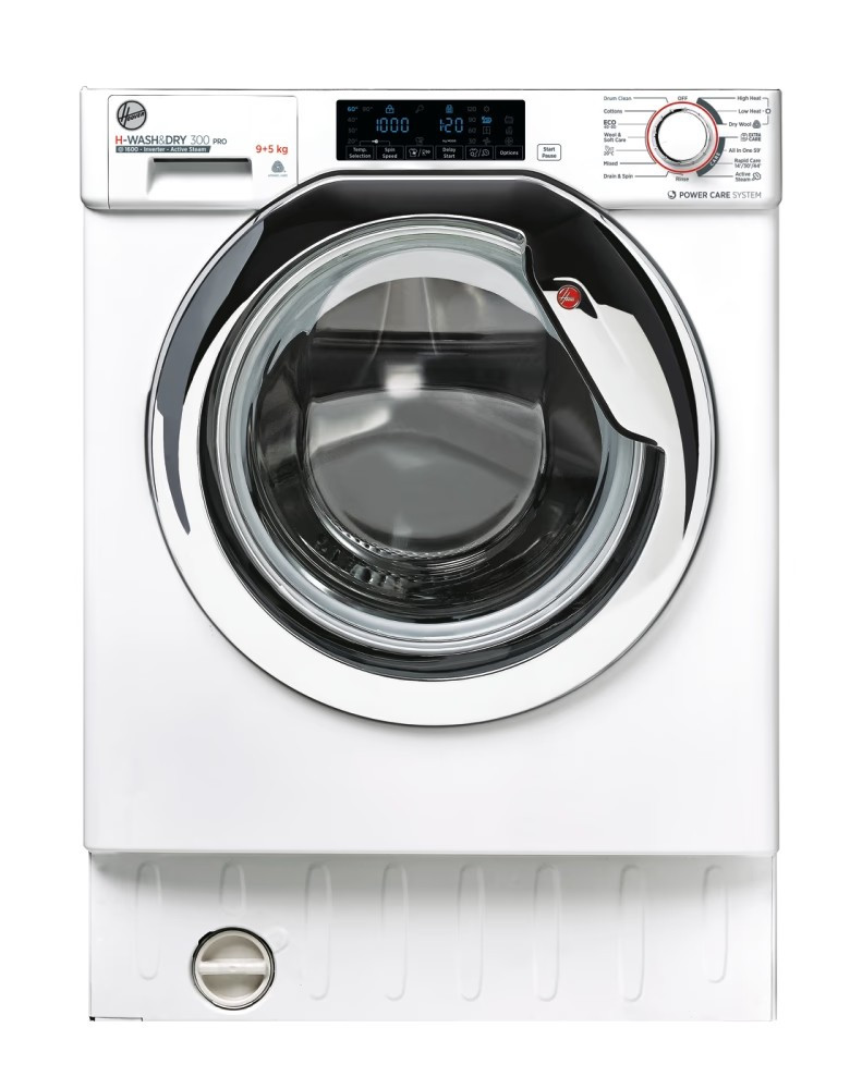 Hoover HBDOS695TAMSE Integrated 9/5 kg 1600 Spin Washer Dryer in White 47579