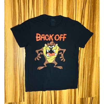 Looney Tunes Back Off Tazz Black Shirt Size Large 