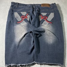 Y2k 2000s Beyond Baggy Jhorts Shorts Mens 40x14 Raw Hems Loose Relaxed Rocawear