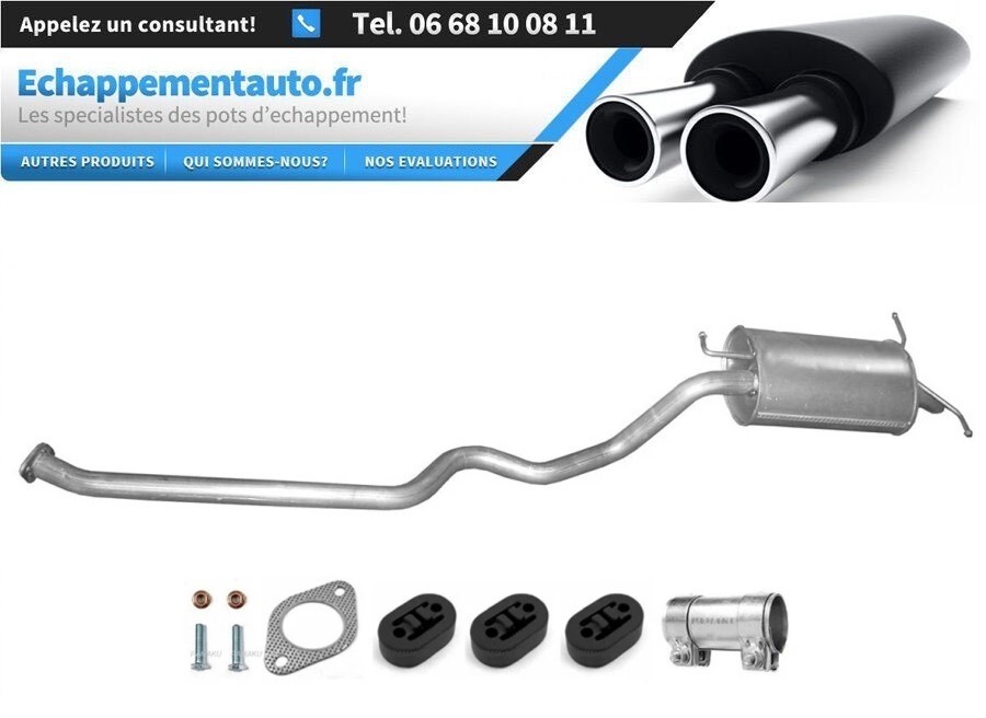 Échappement Hyundai Santa Fe 2.0 2.4 silencieux de remplacement contre les fuites de gaz