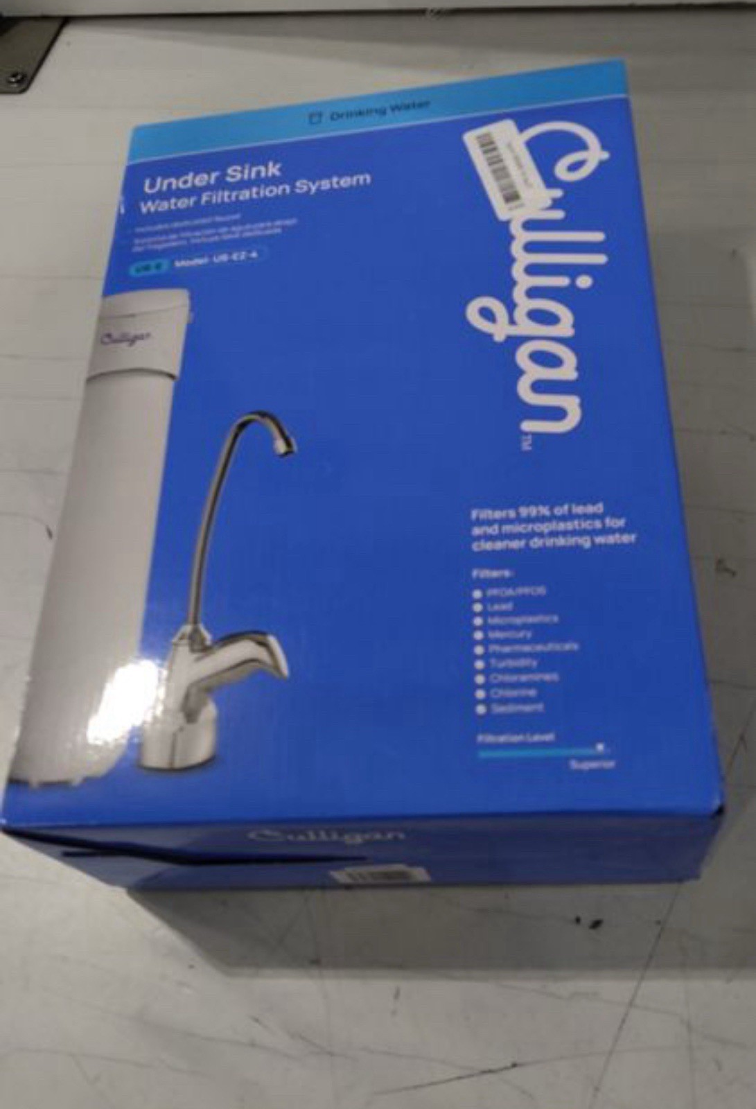 Culligan US-EZ-4 Under-Sink Water System Dedicated Chrome Fa