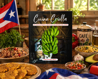 Cocina Criolla, Libro de Increíble Recetas Puertorriqueñas Cooking Book Gifts