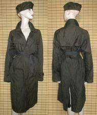 BRAUNER REGENMANTEL - RAINCOAT - NYLON - VINTAGE - LILION - GR. L - XL