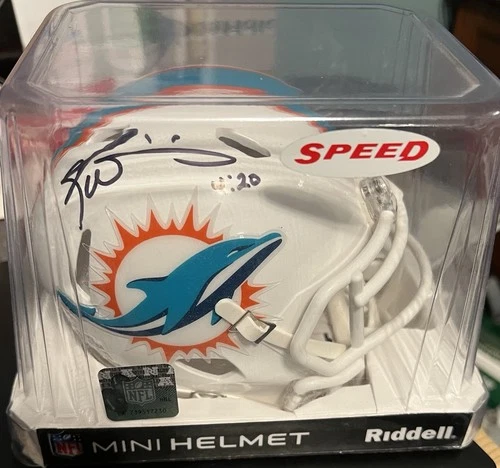 Ricky Williams Autographed Mini Helmet Miami Dolphins, JSA Certified